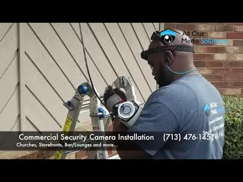 Commercial Surveillance Camera Installation — video thumbnail