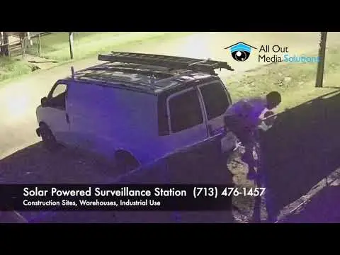 Solar Powered Surveillance Station — video thumbnail
